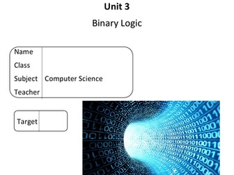 GCSE CS OCR (9-1) Binary & logic gates workbook