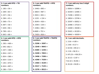 Addition Year 6