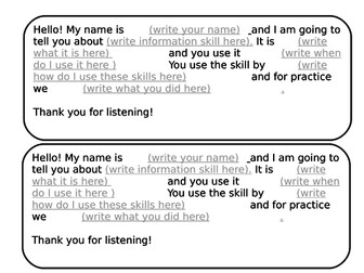 Information/Research Skills Resources