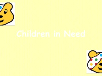 Children in Need Presentation