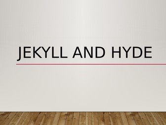 Short Introduction to Jekyll and Hyde