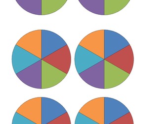 Blank Pie Charts or Fraction Circles