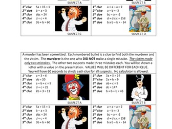 Substitution - A murder mystery