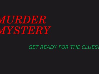 Substitution - Murder mystery