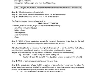 Harry Potter and the chamber of secrets - Whole Class Guided Reading