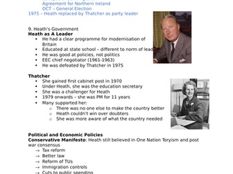 AS: Making of Modern Britain 1951-2007 Full Notes