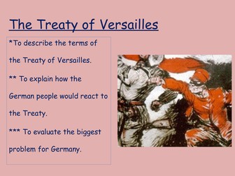 The Treaty of Versailles