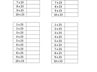 Multiplication - revision