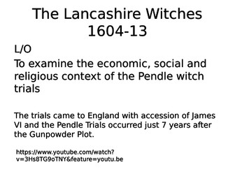 Witchcraze Pendle - context