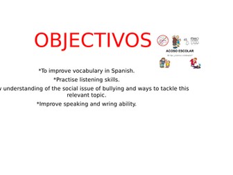 GCSE Spanish El acoso escolar