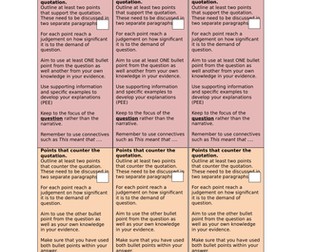EdExcel Structure Strips - Paper 2 Describe 2 features and How far do you agree