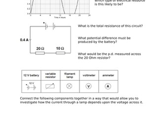 AQA Physics Paper 1 Electricity Revision