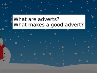 Christmas advertising campaign project