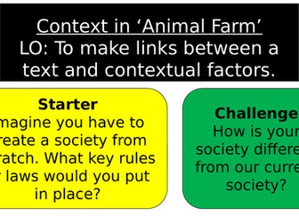 Animal Farm Context - Communism