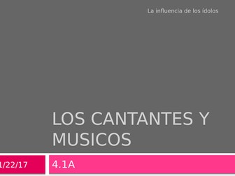 la influencia de los idolos