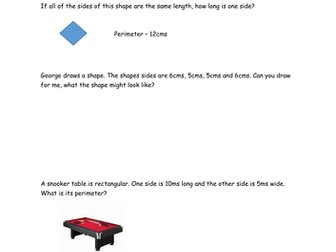 perimeter powerpoint, perimeter and its uses in real life and perimeter word problems