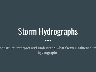 Rivers - Storm Hydrographs