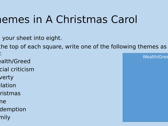 A Christmas Carol Homework Activities