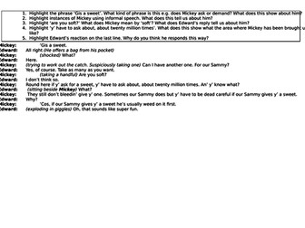 Eduqas Blood Brothers: Mickey and Edward's First Meeting