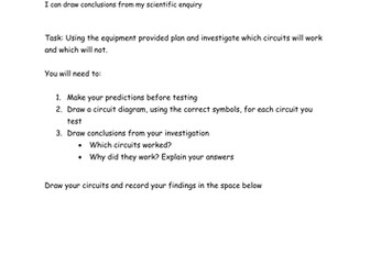 Electrical Circuits Investigation