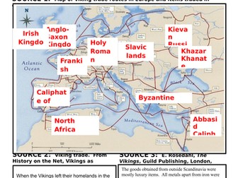What goods did the Vikings trade?