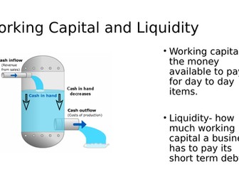 Working Capital and Liqdudity