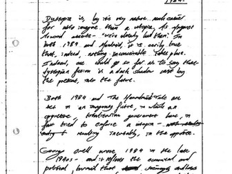 1984/The Handmaid's Tale- four A level exemplars - completed in timed conditions