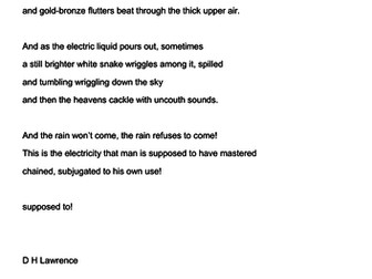 Outstanding Lesson - Descriptive Writing Lesson