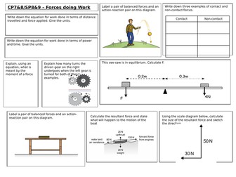 Edexcel GCSE Paper 2 Physics & Paper 6 Combined Science Revision Mats