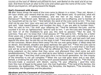 God's covenant with Abraham