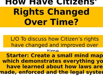 How have citizens rights changed over time?