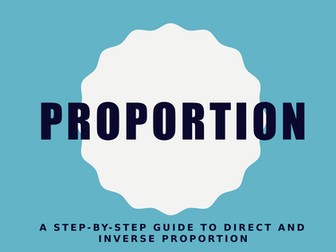 Direct and Inverse Proportion PowerPoint