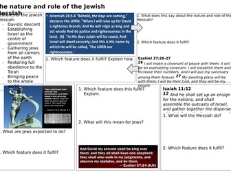 The Nature and Role of Jewish Messiah