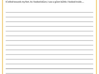 Creative Writing - Message in a Bottle