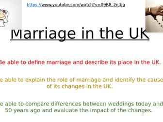 Marriage and the Family