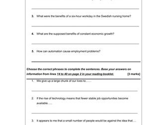 IB English B SL Paper 1
