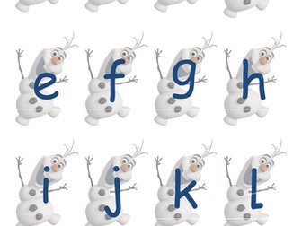 a-z on Olaf from Frozen
