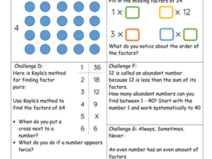 Block 4 Year 5 Multiplication And Division 10 Lessons Smart And ...