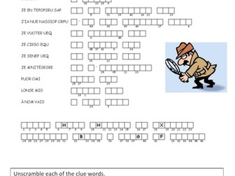 GCSE French - Starters to drill opinion phrases and important verbs