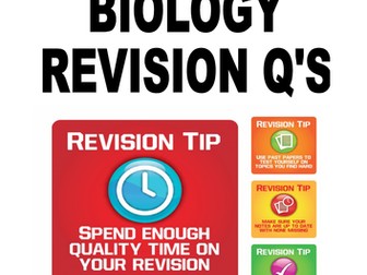 KS3 Biology Science - End of year revision
