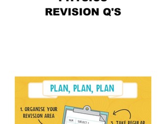 KS3 Physics Science - End of year revision