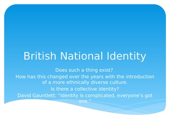 A detailed Power point for MEST 3 Identities and the Media (British)