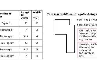 Drawing 2D shapes to exact measurements