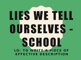 Lies We Tell Ourselves - segregation lesson