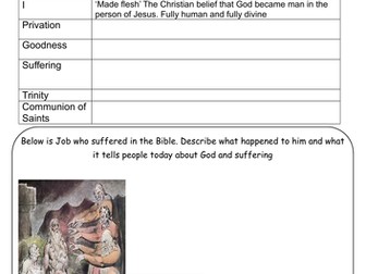 Good and Evil revision Eduqas Spec B