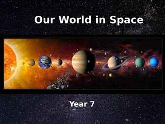 Space Topic - Stage 4 Science NSW