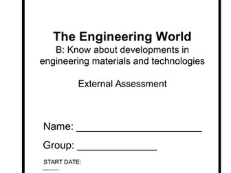 BTEC Engineering Unit 1 Learning Aim B