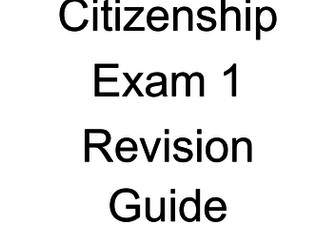 Edexcel GCSE Citizenship Paper 1 Revision guide