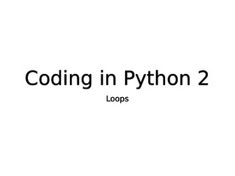 Python Coding - Lesson 2