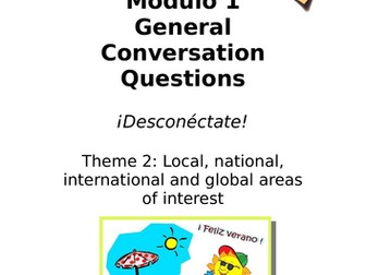 GCSE Spanish Module 1 Conversation Questions AQA